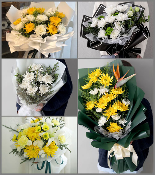 贵州毕节市黔西县钟山乡金钟社区白事花束代送